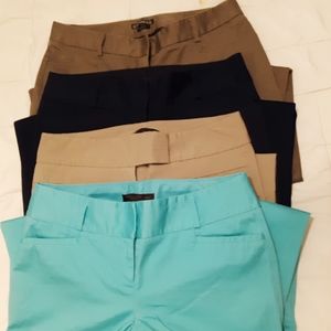 Ladies pants crops size 6 lot of 4 pr The limited